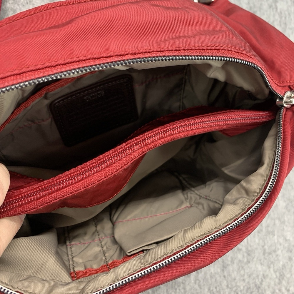 TUMI Voyageur Sumatra Crossbody Travel Bag Burgundy Red - Picture 8 of 16